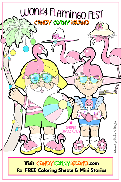 Wonky Flamingo Fest on Candy Corny Island