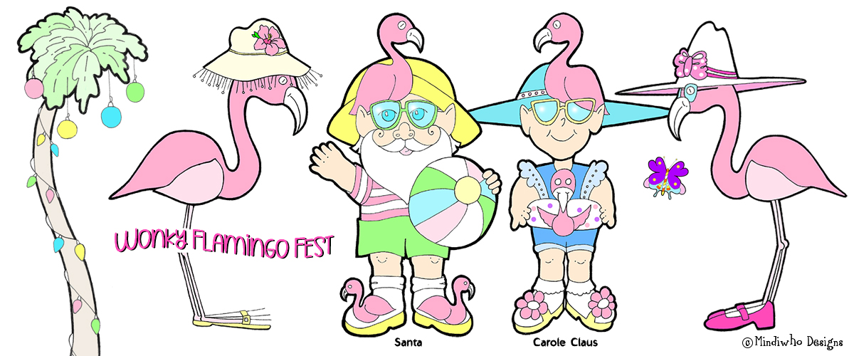 Wonky Flamingo Fest at Candy Corny Island